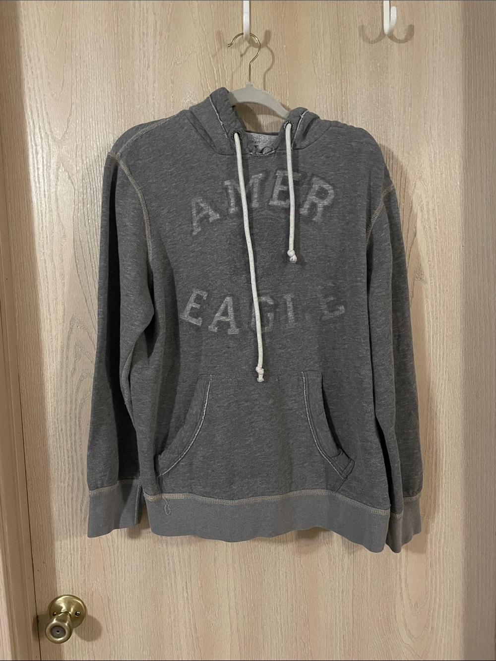 American Eagle Outfitters Charcoal Gray Crewneck Hoodie
